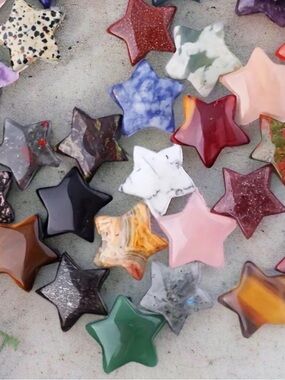 Colorful Star crystal ( pack of 10 assorted colors)